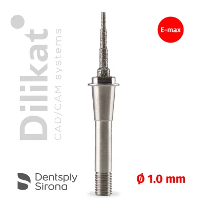  Фрезы CAD/CAM для Sirona McxL, E-max,  Sirona McxL, E-max,  1 мм