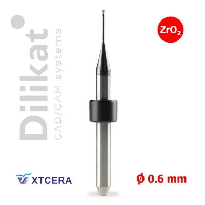  Фрезы CAD/CAM для  Xtcera 500,  ZrO2, D=4 мм,  0.6