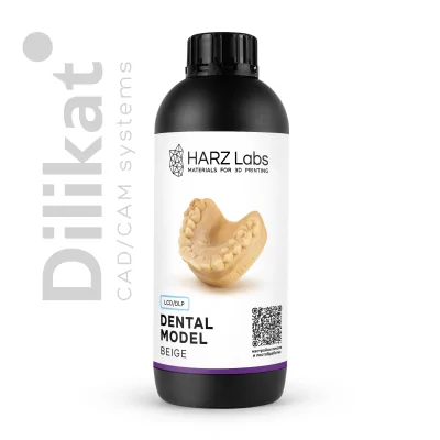 Фотополимер HARZ Labs  Dental Model Beige, 1 кг