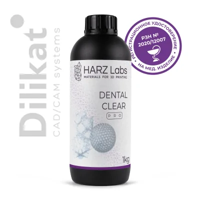 Фотополимер Harz Labs Dental Clear PRO, 1 кг