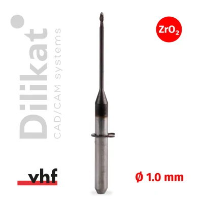  Фреза CAD/CAM для VHF Zirconia K5, ZrO2, D=3 мм,  1