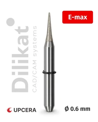 Фреза для UPCERA по E-max, для станков A52W,  , Стандартные, 0.6 мм