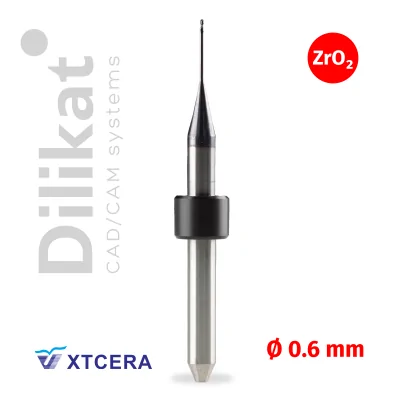 Фрезы для Xtcera 500, ZrO2 DLC, D=4 мм,  0.6 мм
