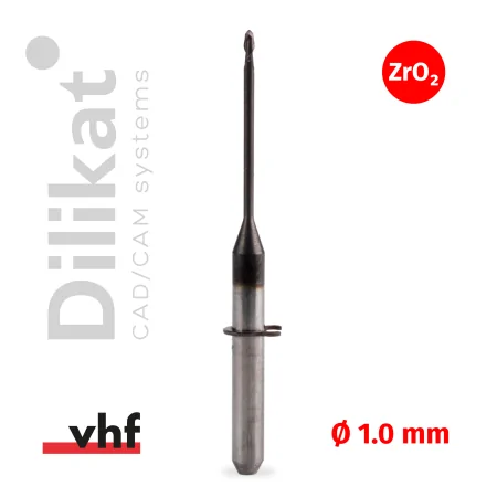 Фреза CAD/CAM для VHF Zirconia K5, ZrO2, D=3 мм,  1