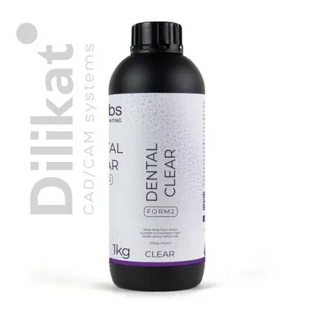 Фотополимер HARZ Labs Dental Clear FORM2, прозрачный (1 кг)