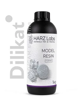 Фотополимер HARZ Labs Model Resin Grey FORM2, серый (1000 гр)