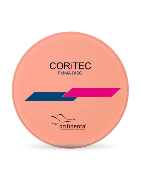 Pritidenta PMMA Pink Monolayer блок-заготовка из полиметилметакрилата 