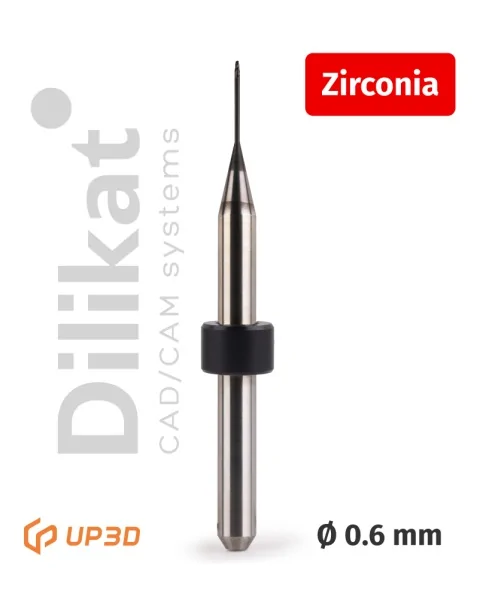 Фреза UP3D по Zirconia DC, 0.6 мм