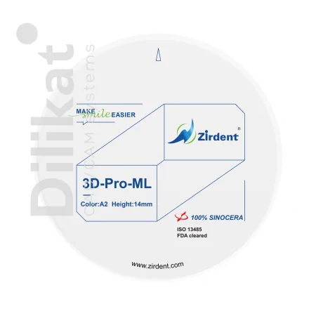 Циркониевый диск Zirdent 3D Pro Multilayer