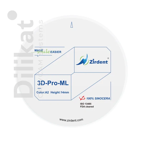 Циркониевый диск Zirdent 3D Pro Multilayer