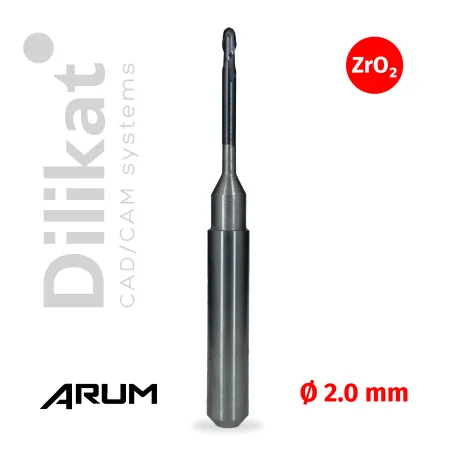  Фреза CAD/CAM по циркону для ARUM, ZrO2, D=6 мм, 2