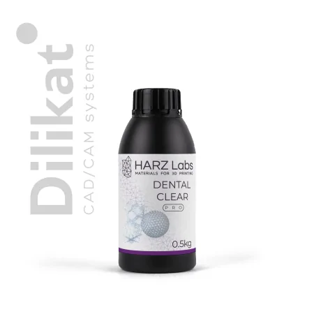 Фотополимерная смола Harz Labs Dental Clear PRO, 0.5 кг
