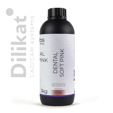 Фотополимерная смола HARZ Labs Dental Pink Soft, 1 кг