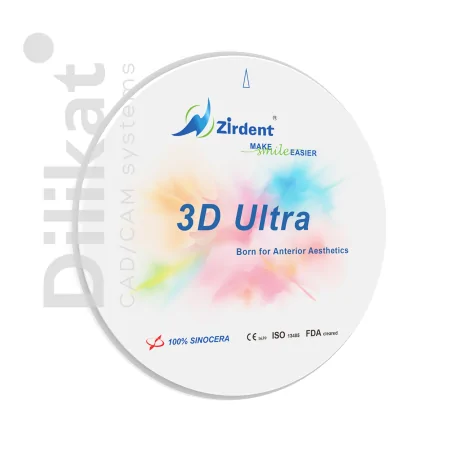 Циркониевый блок Zirdent 3D Ultra