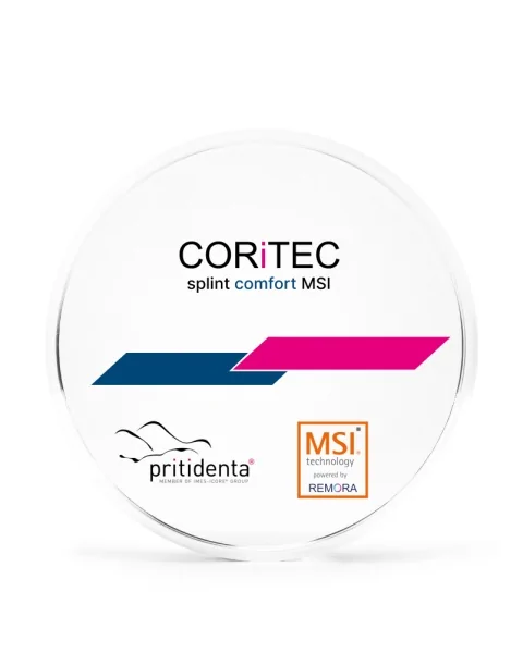 Pritidenta PMMA Splint comfort MSI блок-заготовка из полиметилметакрилата 