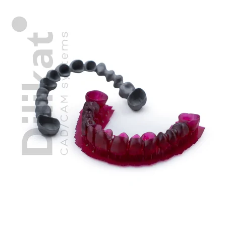 Фотополимерная смола HARZ Labs Dental Cast Cherry, 1 кг