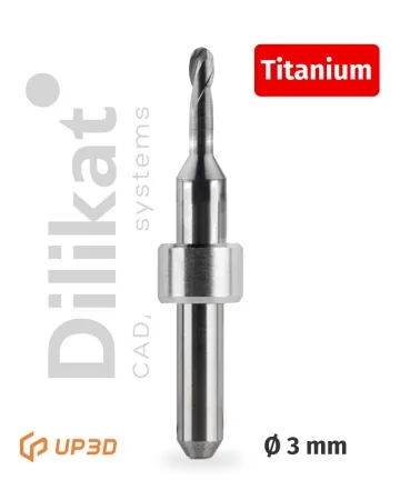 Фреза UP3D по Titanium, 3.0 мм