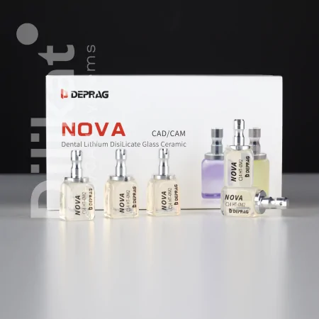 Дисиликат лития Deprag NOVA Amber HT OM2/C14, блок 5 шт