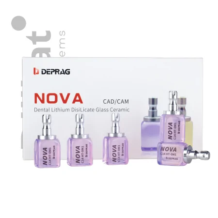 Дисиликат лития Deprag NOVA Crystal HT OM1/C14, блок 5 шт
