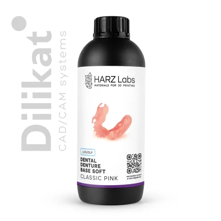 Фотополимер HARZ labs Dental Denture Base Soft, 1 кг