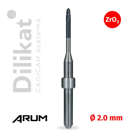  Фреза CAD/CAM по циркону для ARUM, ZrO2, D=4 мм, 2