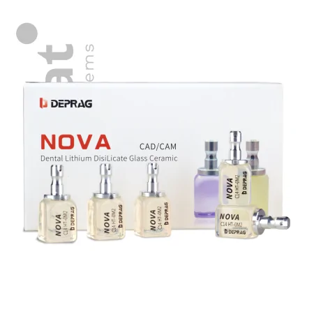 Дисиликат лития Deprag NOVA Amber HT OM2/C14, блок 5 шт