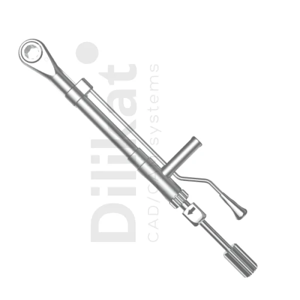 Динамометрический ключ 2-в-1 Denflex