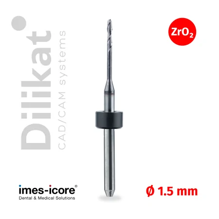 Фрезы Imes Icore Zirconia Flat DLC, 1.5