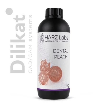 Фотополимерная смола HARZ Labs Dental Peach, персиковый (1 кг)