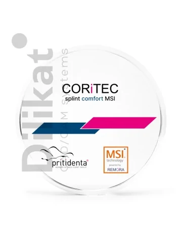 Pritidenta PMMA Splint comfort MSI блок-заготовка из полиметилметакрилата 