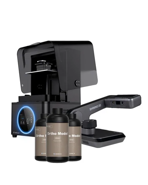 Shining3D: AccuFab-CEL + Autoscan DS-EX Pro H + Dental Model OD02