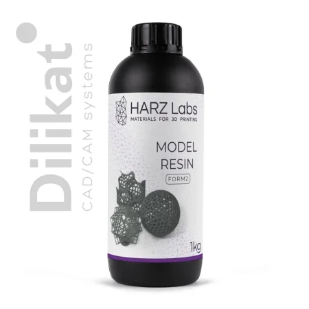 Фотополимер HARZ Labs Model Resin Grey FORM2, серый (1000 гр)