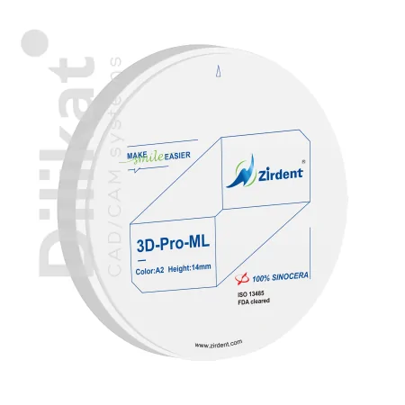 Циркониевый диск Zirdent 3D Pro Multilayer
