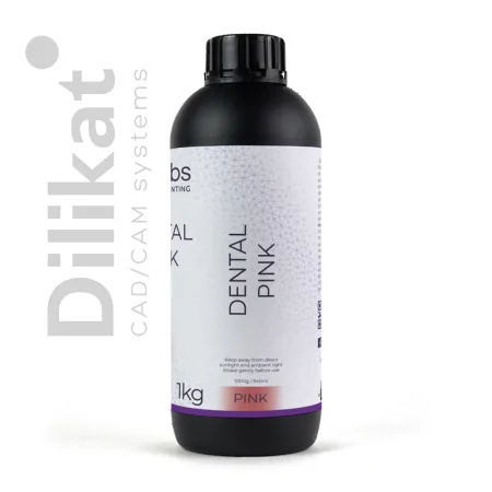 Фотополимерная смола HARZ Labs Dental Pink, розовый (1000 гр)