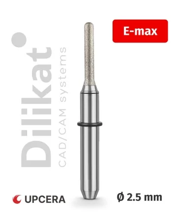 Фреза для UPCERA по E-max, для станков A52W,  , Стандартные, 2.5 мм