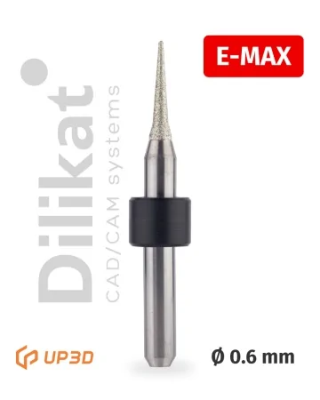 Фреза UP3D по E-max, 0.6 мм