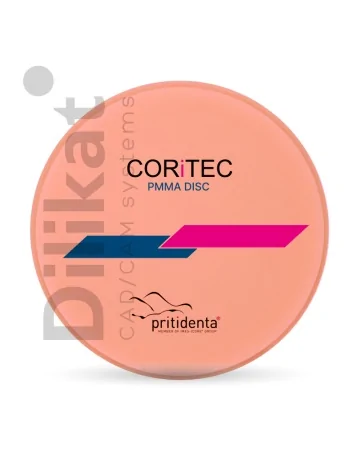 Pritidenta PMMA Pink Monolayer блок-заготовка из полиметилметакрилата 