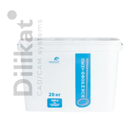 Гипс стоматологический Дентаформула, ТИП-3, Голубой, 20 кг