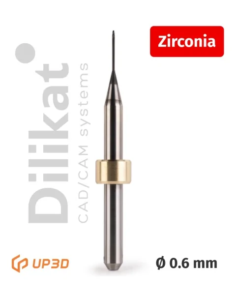 Фреза UP3D по Zirconia DLC, 0.6 мм