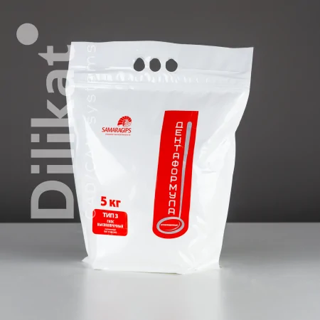 Гипс стоматологический Дентаформула, ТИП-3 Артикуляционный, 5 кг