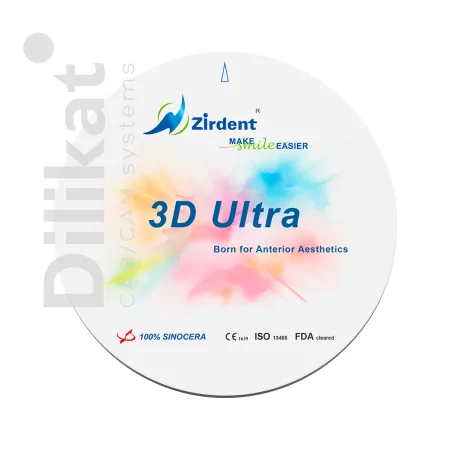 Циркониевый блок Zirdent 3D Ultra