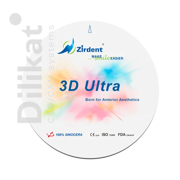 Циркониевый блок Zirdent 3D Ultra