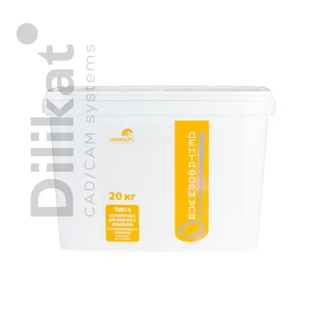 Гипс стоматологический Дентаформула, ТИП-4, Бежевый, 20 кг