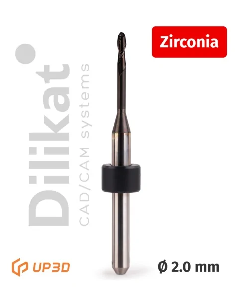 Фреза UP3D по Zirconia DC, 2.0 мм
